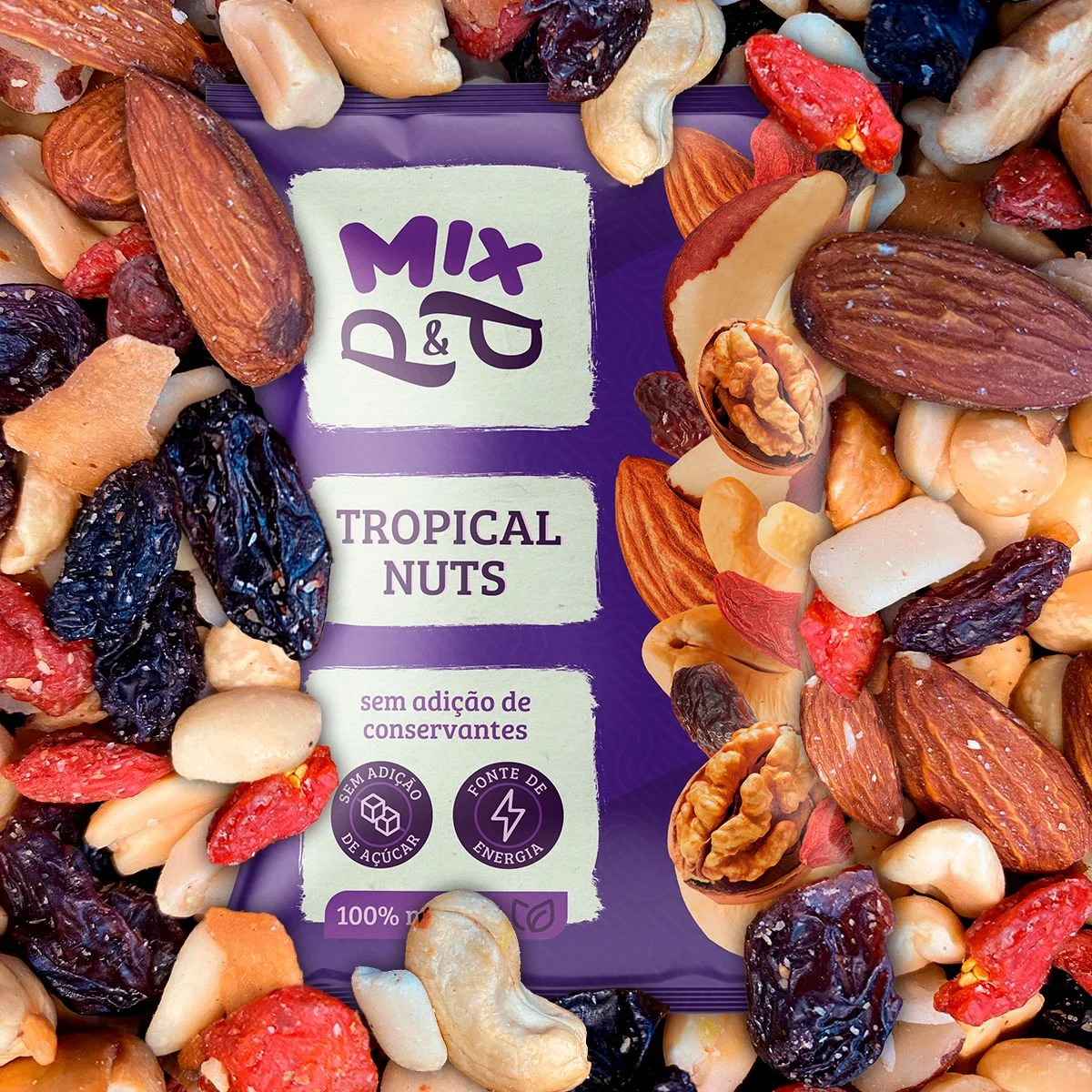 2 Pacote Mix Castanhas Nuts Tropical — Dieta Saudável 1kg